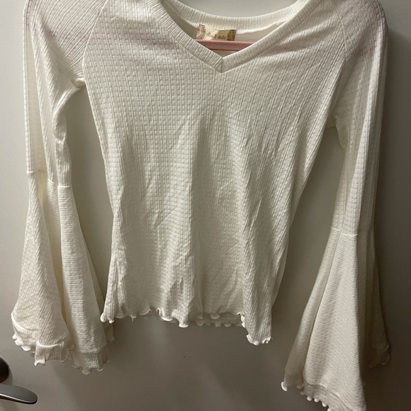 Alterd state white flow sleeve top XS - Picture 1 of 8